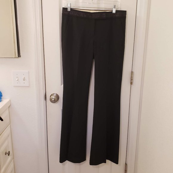 NWOT Theory Tuxedo Pants Studs Rhinestones Black - Picture 5 of 8